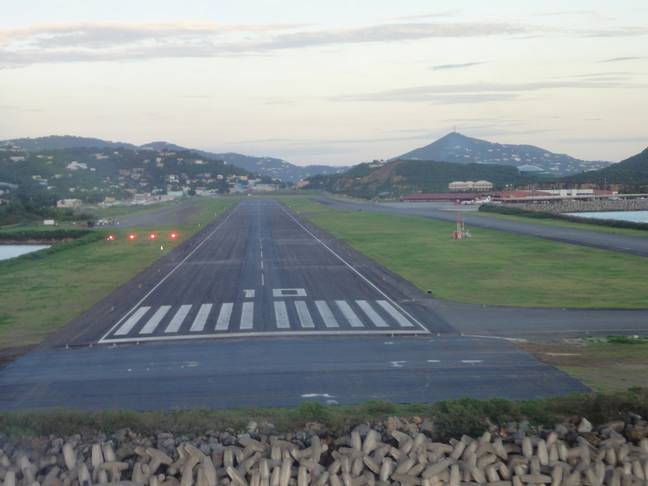 Arrival on St. Thomas